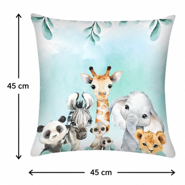 Gepersonaliseerde dieren kussenhoes