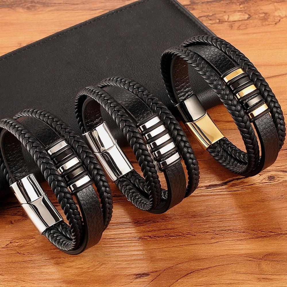 Zelestino Titan Braided Luxe Armband