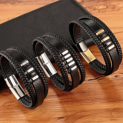 Zelestino Titan Braided Luxe Armband