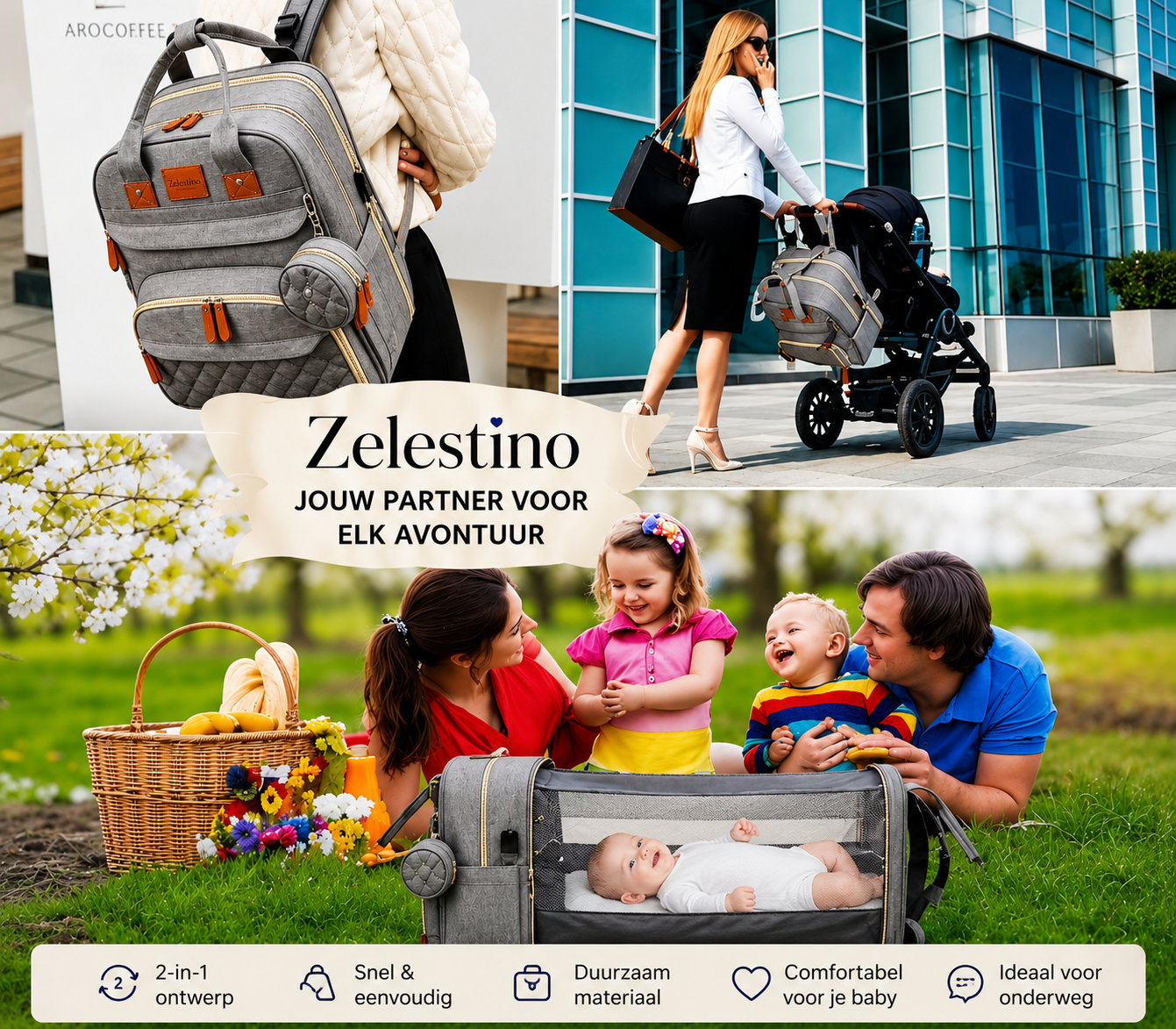 Zelestino 2-in-1 luiertas