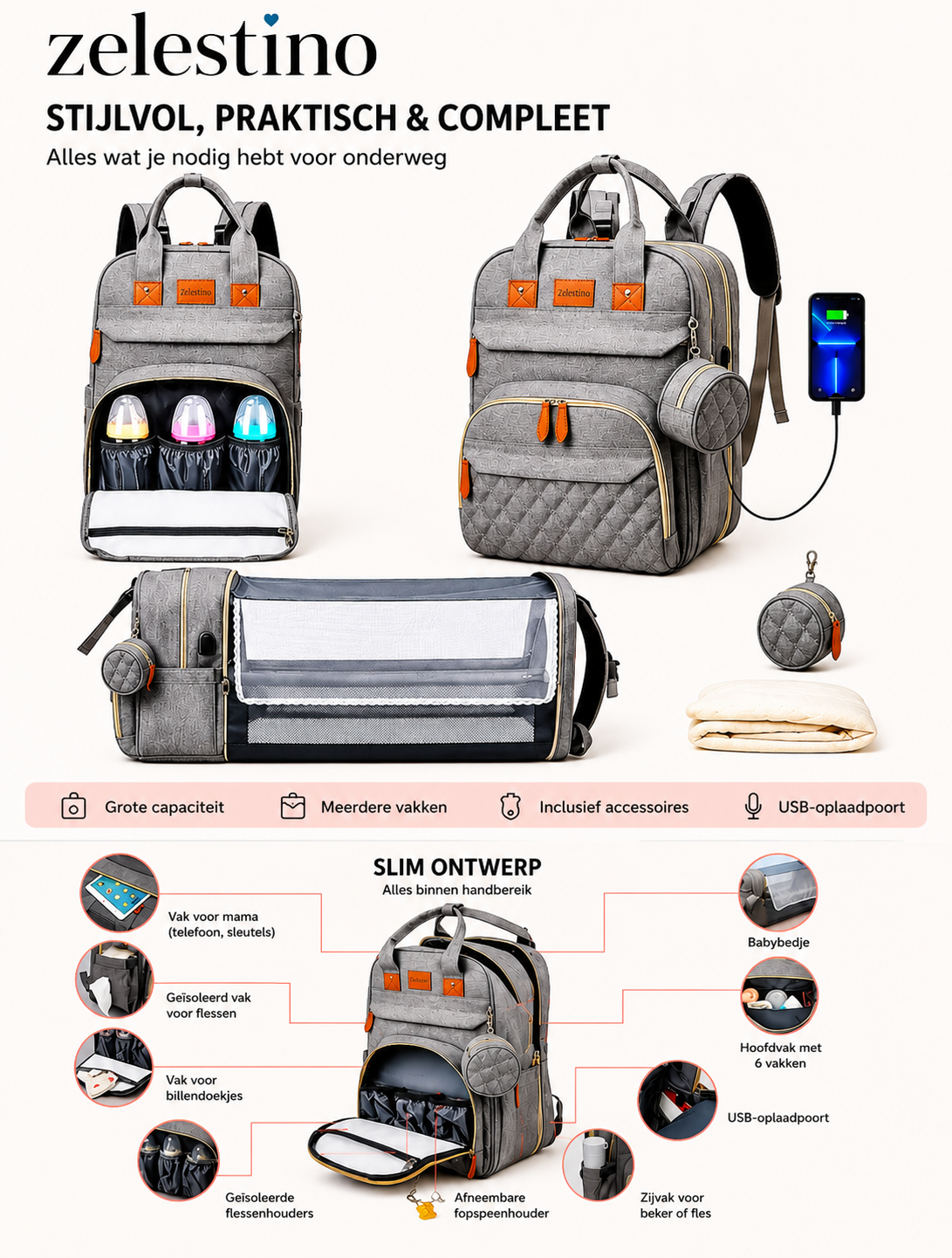 Zelestino 2-in-1 luiertas