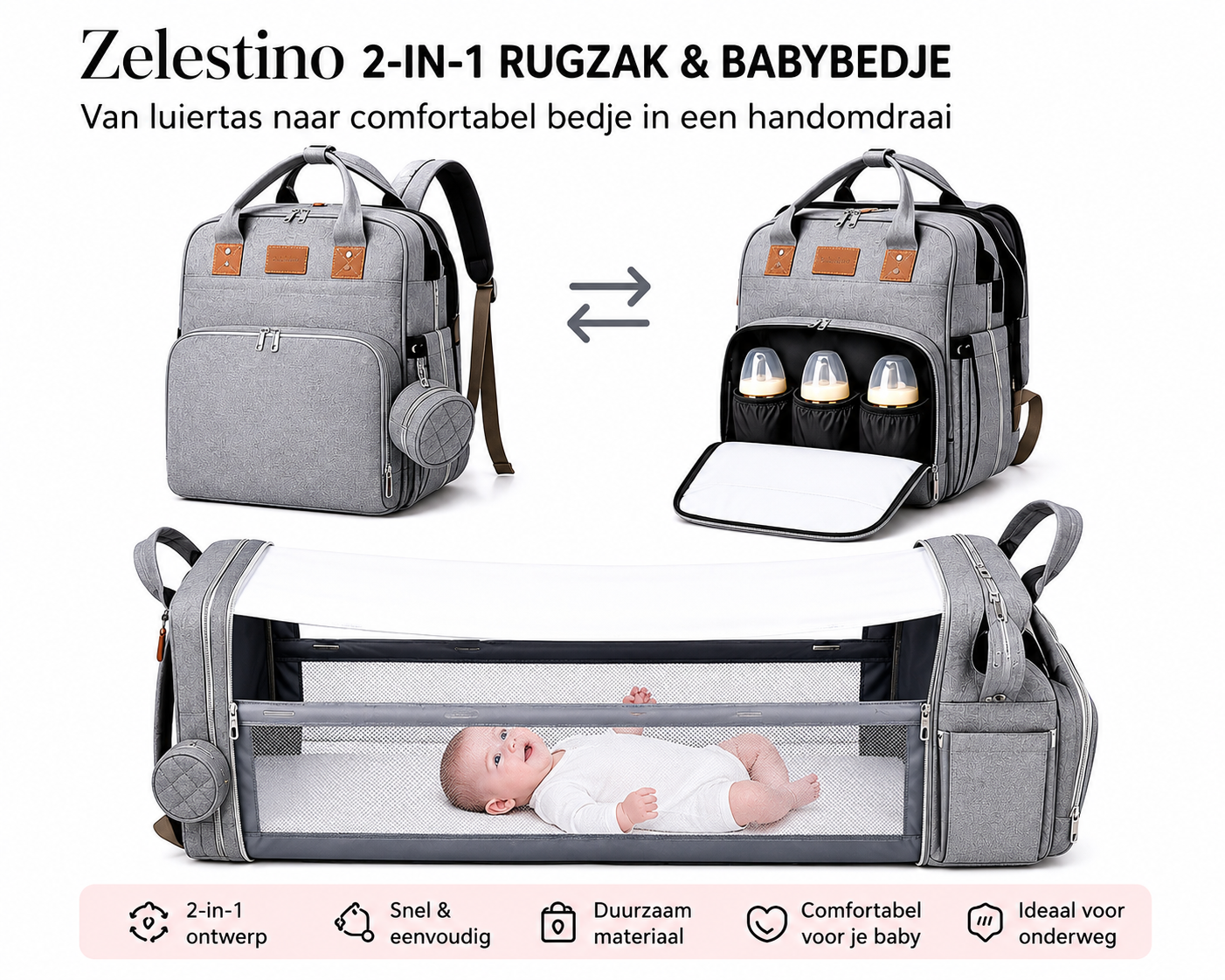 Zelestino 2-in-1 luiertas