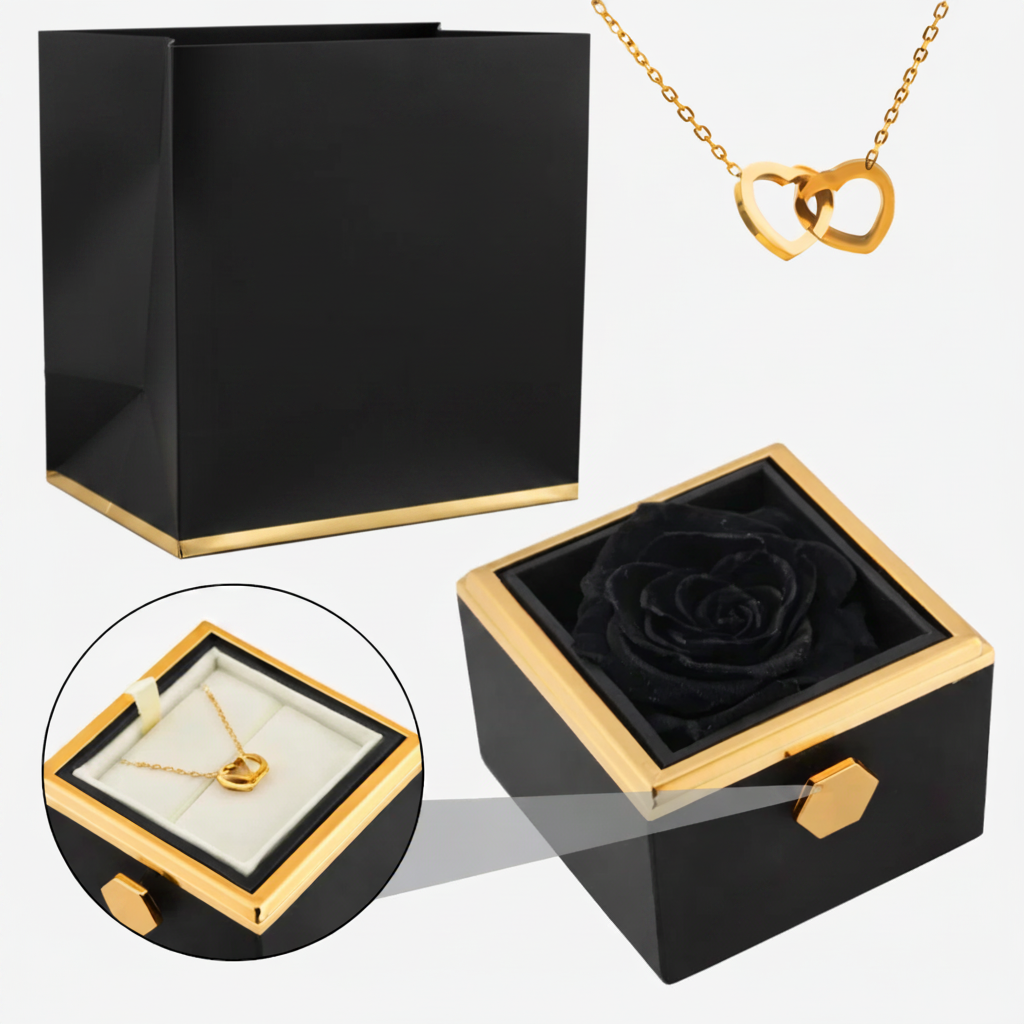 Sieradendoos met Roos & Ketting