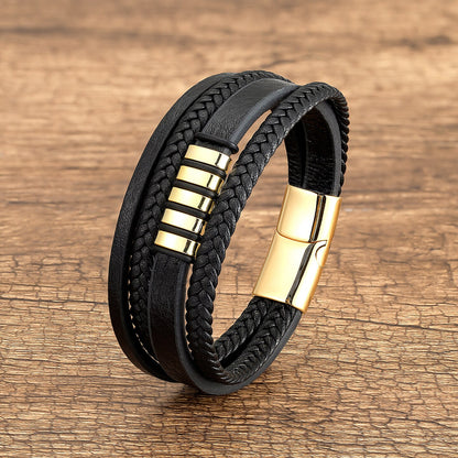 Zelestino Titan Braided Luxe Armband