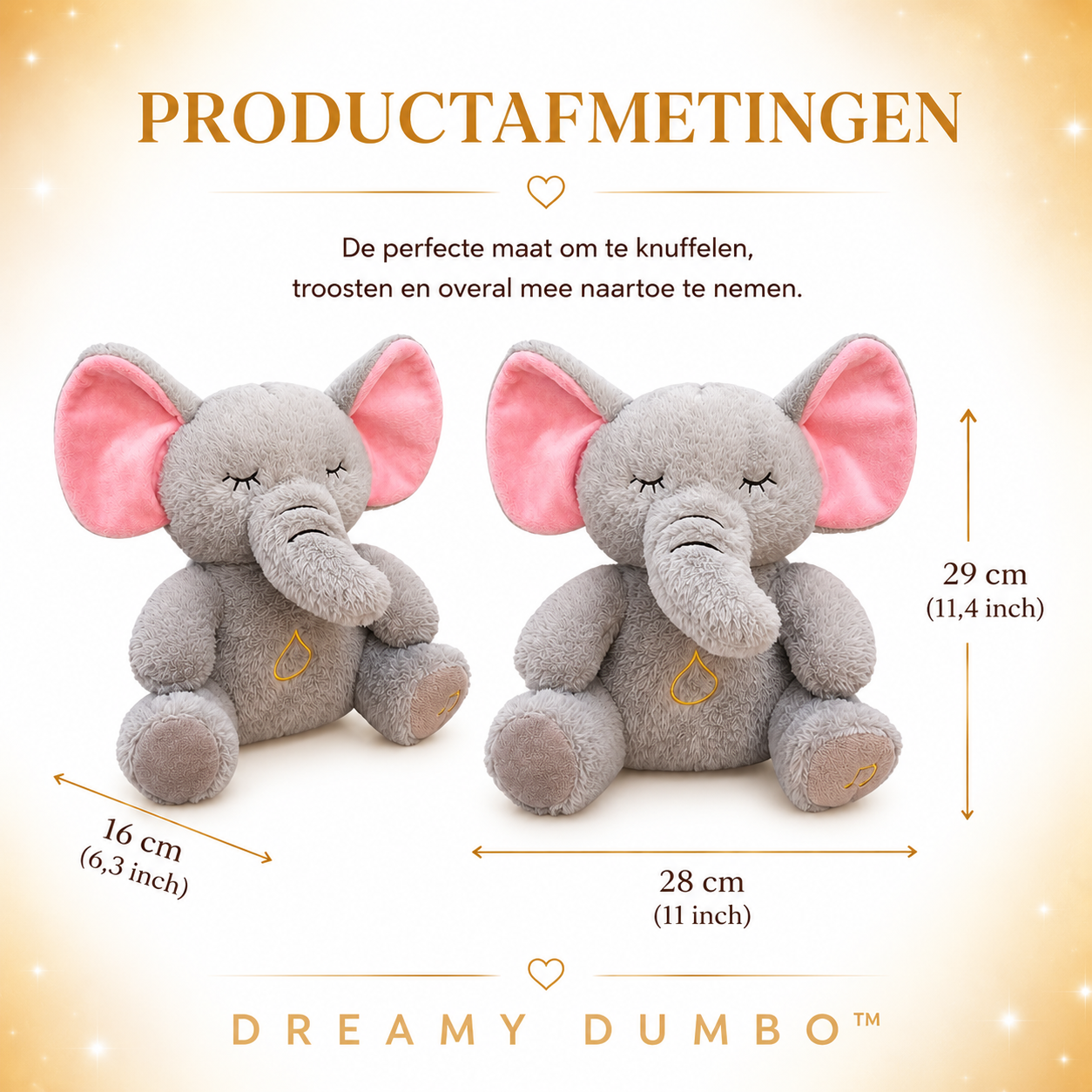 DreamyDumbo™ – De Kalmerende Slaapvriend
